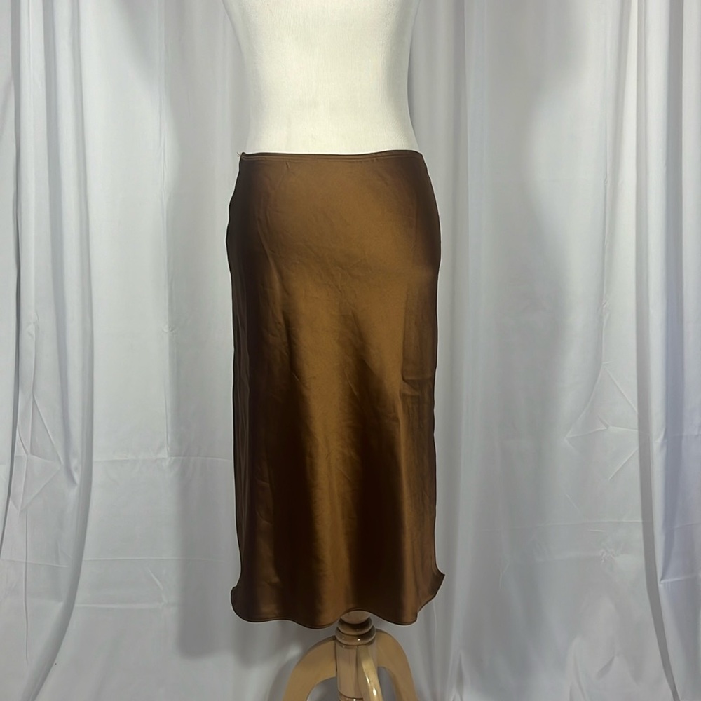 RO&DE Satin midi skirt
